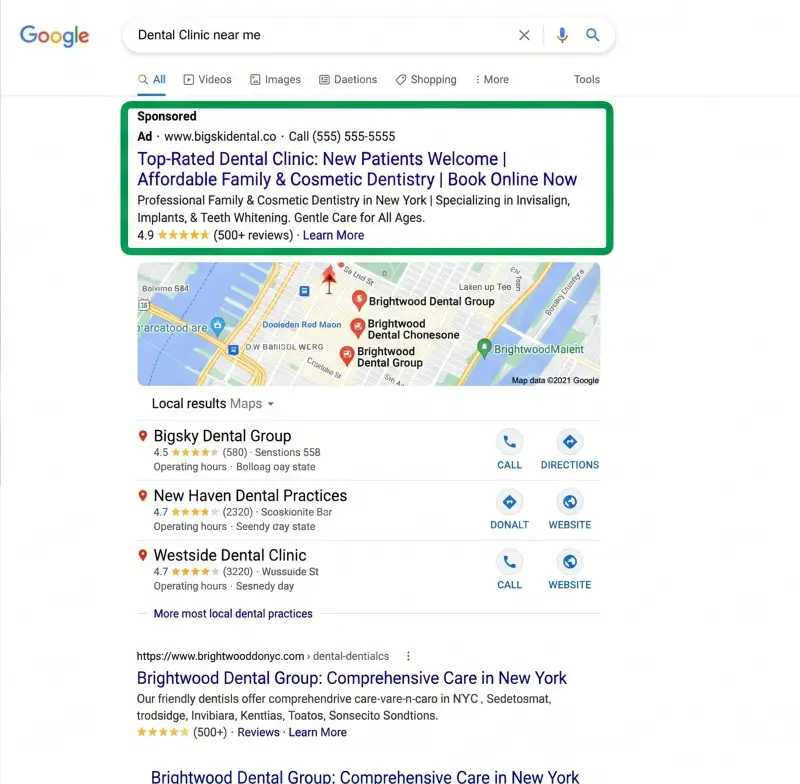 Google Ads Example